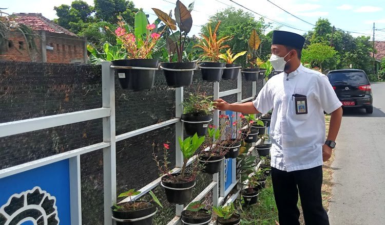 Dinas Pengairan Banyuwangi Pakai Paranet Vertical Garden Cegah Orang Buang Sampah ke Sungai