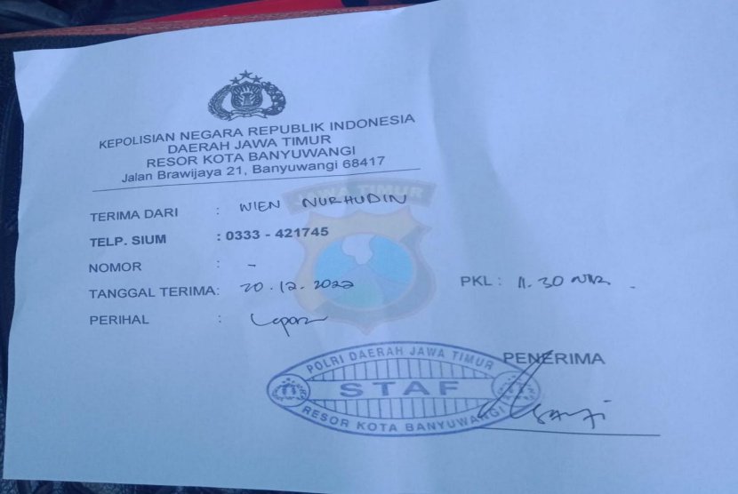 Pasang Banner Batas Dilaporkan Polisi