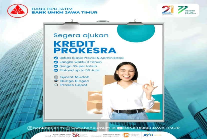 Geliatkan UMKM di Banyuwangi, Bank BPR Jatim Luncurkan Program Prokesra Bunga Hanya 3 Persen